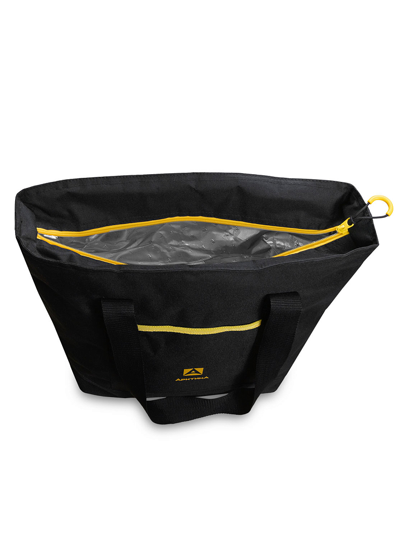 Термосумка-шоппер 17.5л серии 3400 чёрная - 6