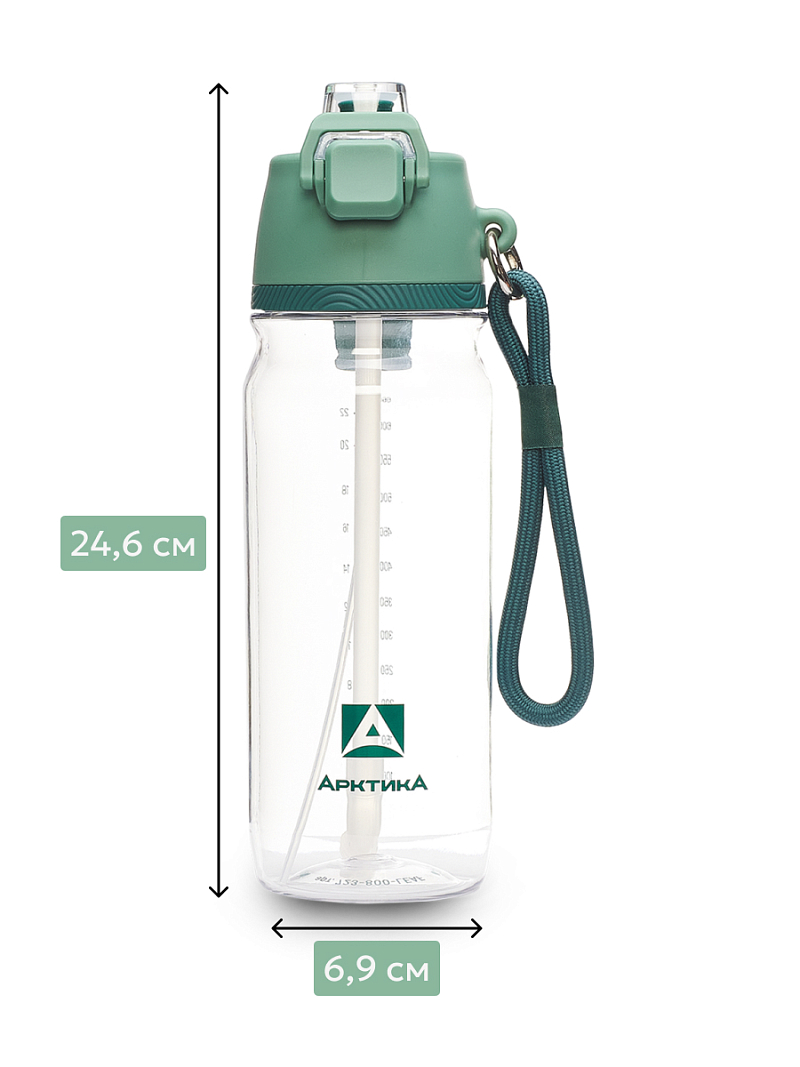 Тритановая бутылка 0.8л серии 723 «Хвоя» с распылителем - 6