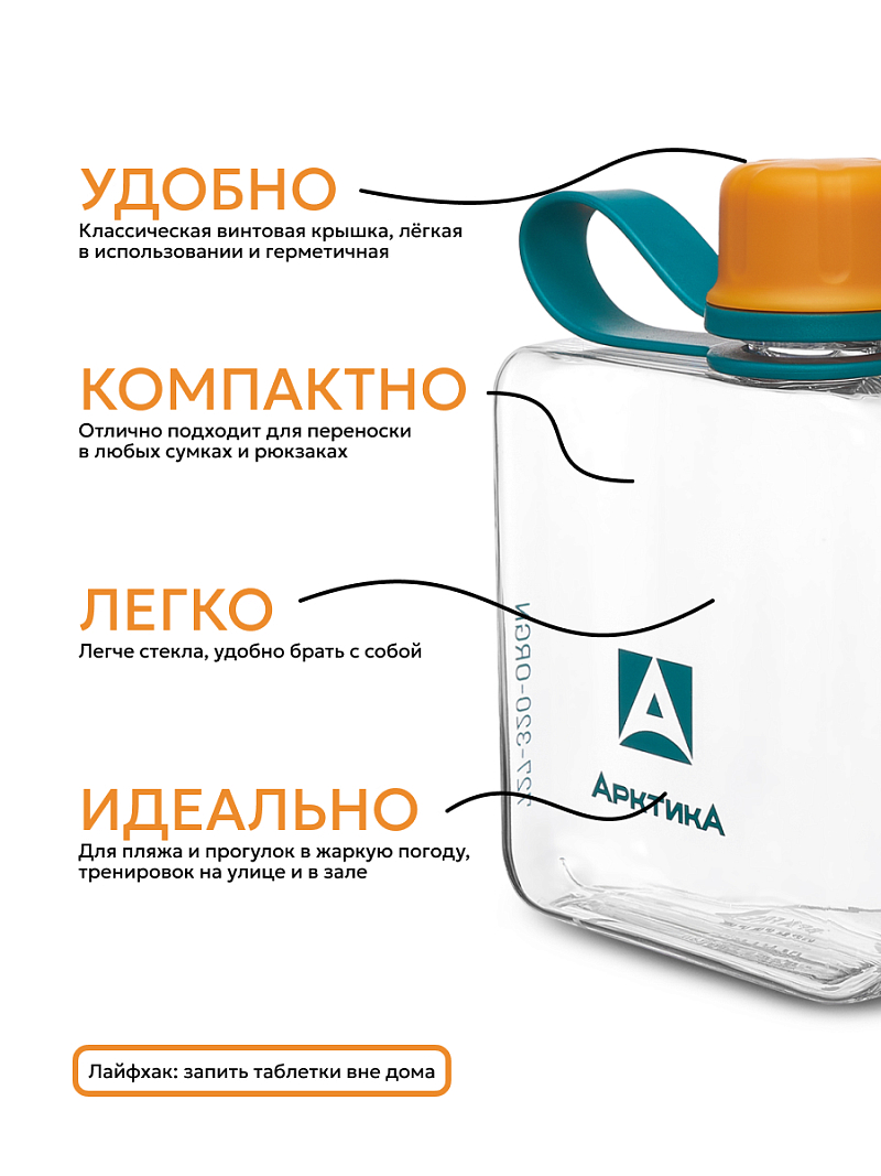 Тритановая бутылка 0.32л серии 727 «Морошка» - 4