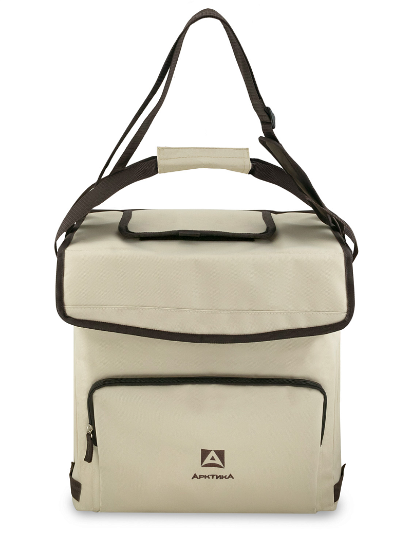 Термосумка-холодильник 30л серии 3001 бежевая с люком - 9