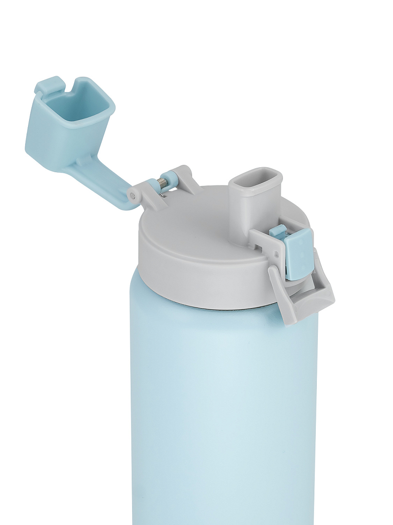 Термокружка 0.5л серии 702 «Сититерм» голубая - 3