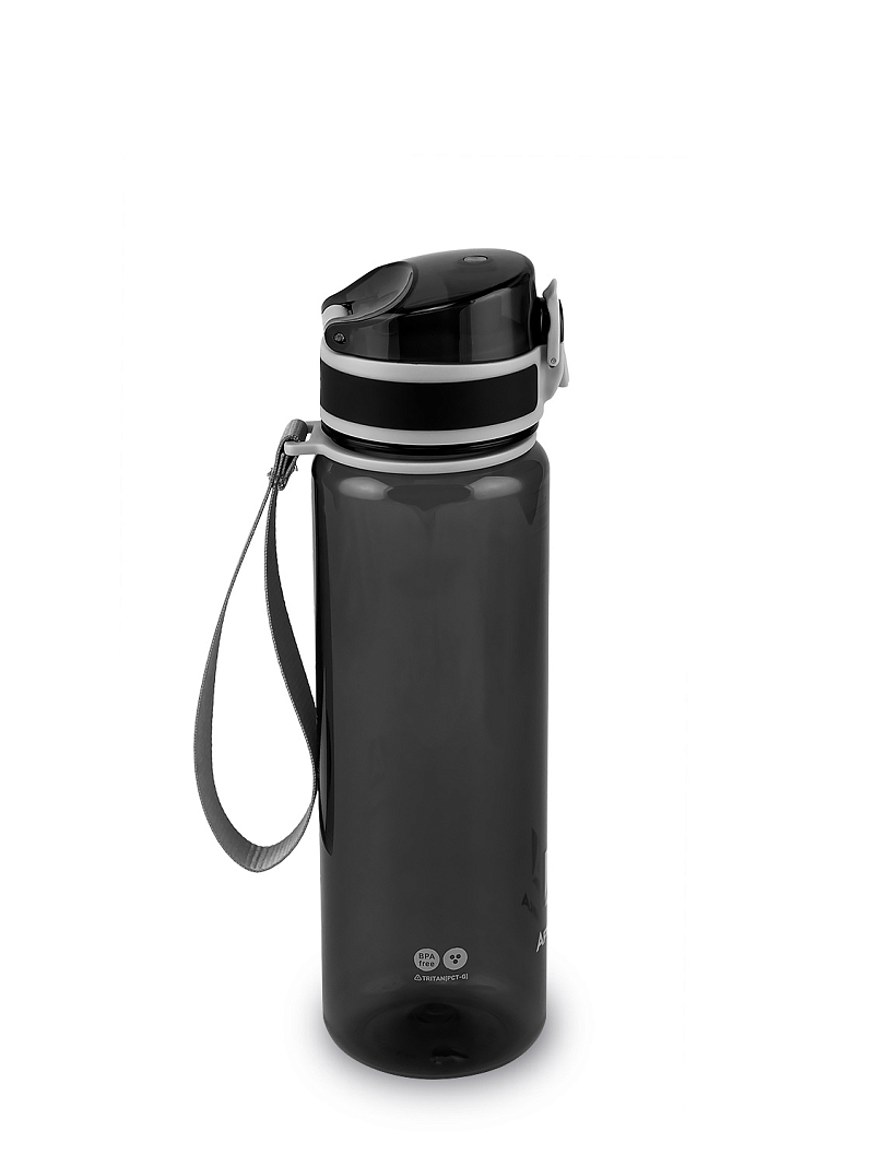 Тритановая бутылка 0.5л серии 720 глянцевая чёрная с ситечком - 12