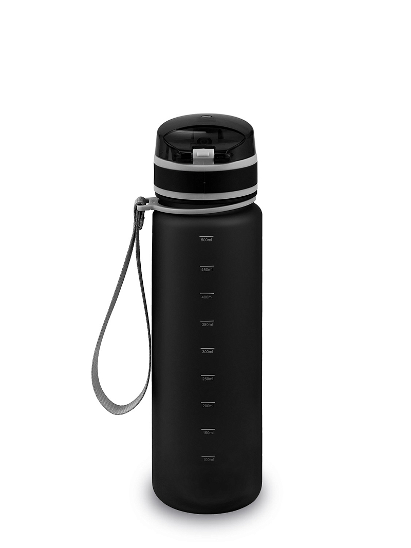 Тритановая бутылка 0.5л серии 720 матовая чёрная с ситечком - 12