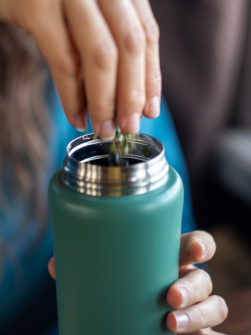 Термокружка 0.75л серии 702 «Сититерм» «Хвоя» с ситечком - 6